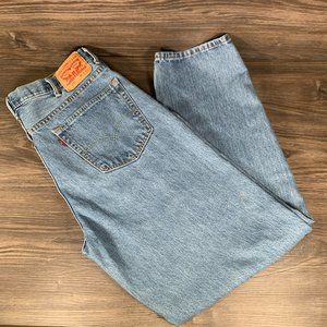 Leivs 560 Pants Jeans Denim Cotton Mens Size 38x34 Blue